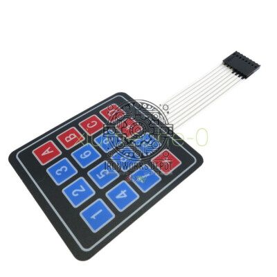 2PCS 4 x 4 Matrix Array 16 Key Membrane Switch Keypad Keyboard for Arduino AVR