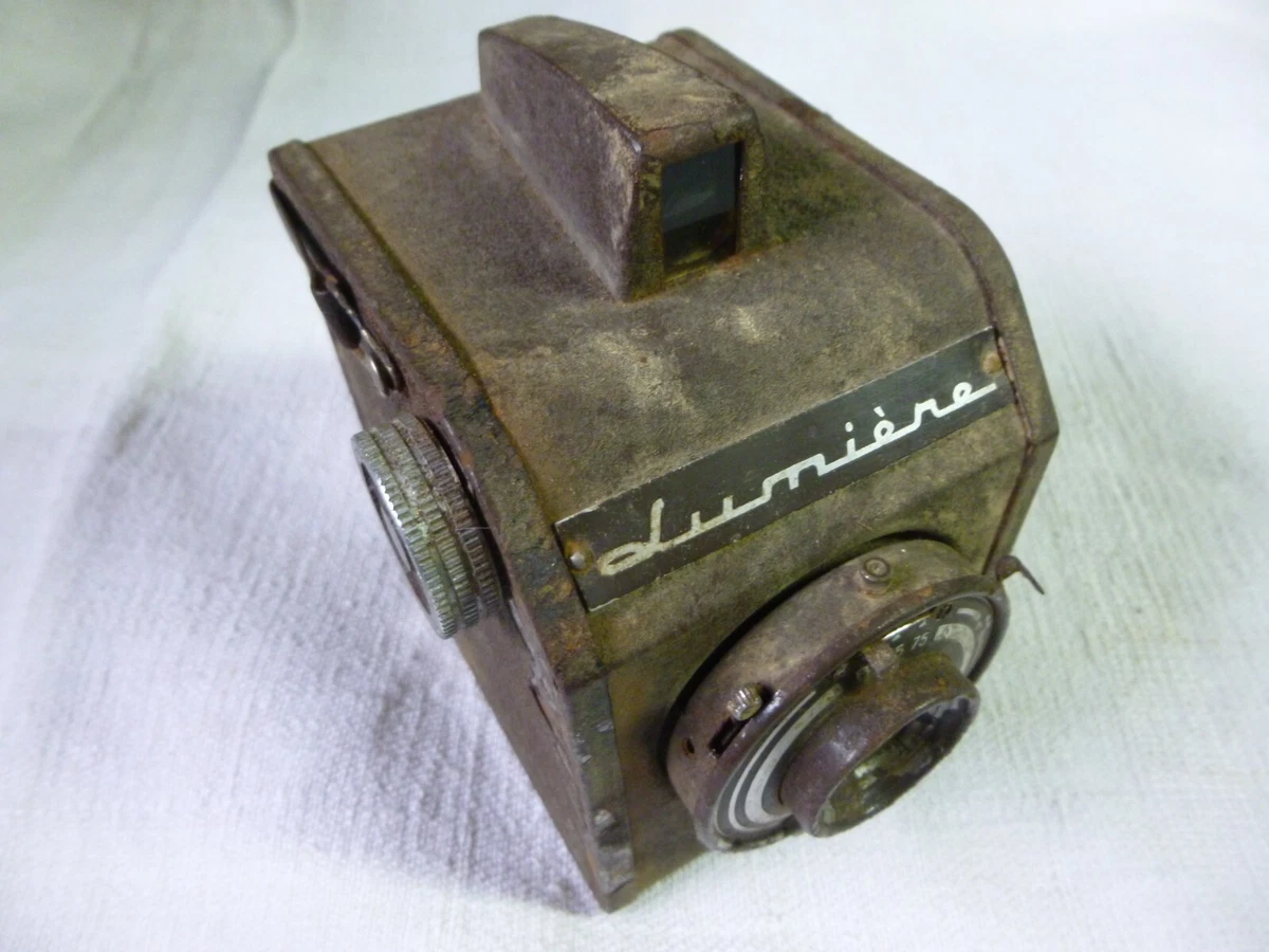 APPAREIL PHOTO Vintage Lumière RAPIDE avec son trépied et housse de trépied