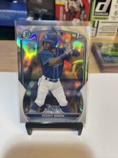2023 Bowman Chrome Ronny Simon Lava Refractor 238/399 Tampa Bay Rays