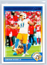 2024 Score Football - Cameron Dicker - Los Angeles Chargers - Base - #167
