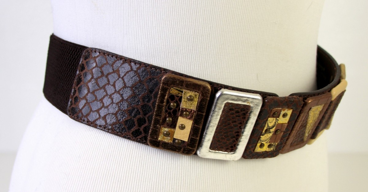 NWOT Vintage Chico\'s leather/ metal accent belts M/L BUNDLE NWOT CHICO main image 2