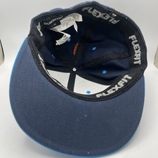  Quiksilver Surf Skate Snap Back Hat Cap Youth Boys Blue Lightweight Outdoor