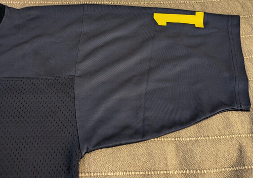 MAILLOT VINTAGE TOM BRADY MICHIGAN WOLVERINES #10 M moyen Nike homme Patriots 12 - Photo 14/24