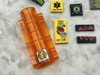 Lego Bulk Lot Parts (Stickers) City Space City Logos Tiles Fairings Panels Slope — photo 2