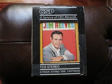 'THE BEST OF JIM REEVES' 8 TRACK - UNTESTED - PHENOMENAL EXTERIOR SHAPE