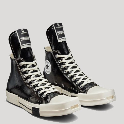 New Converse x Rick Owens DRKSHDW Turbodrk Hi Sneakers Men's Size 8 US A01291C Brand New in Box