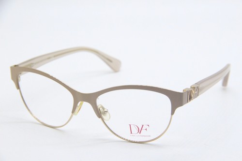 DIANE VON FURSTENBERG DVF8047 278 GOLD BEIGE AUTHENTIC EYEGLASSES 52-16