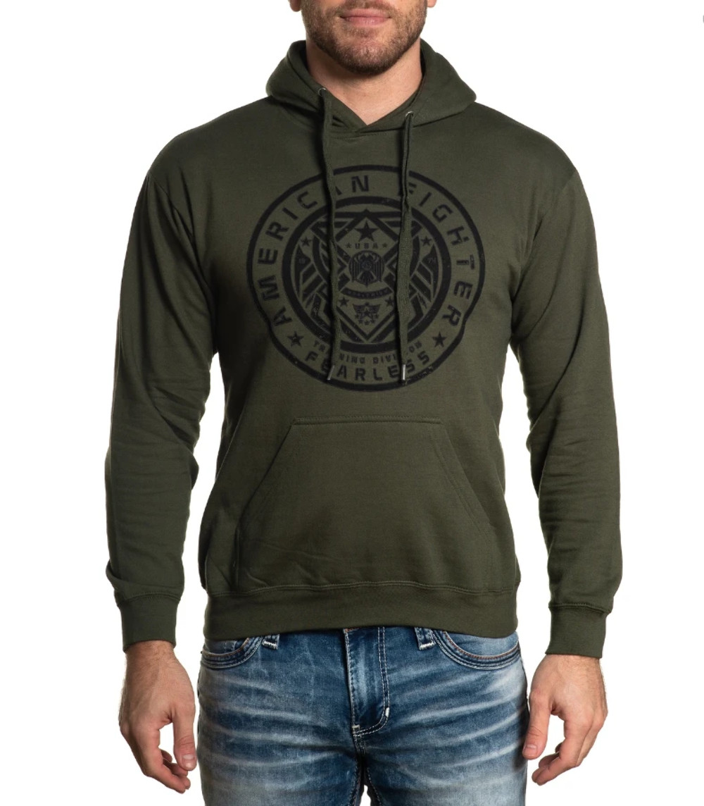 АМЕРИКАНСКИЙ БОЕЦ мужской пуловер с капюшоном MORROW Premium Athletic 7190₽