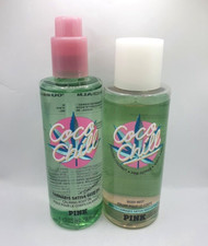 VICTORIA'S SECRET PINK COCO CHILL BODY MIST BODY OIL FULL SIZES SET OF 2