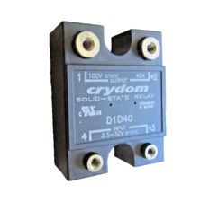New Crydom D1D40 3.5-32V Input 100V 40A Output Solid State Relay