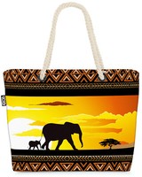 Void Tasche Afrika Elefanten Giraffen Elefant Afrika Safari Dschungel
