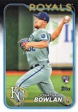 2024 Topps #399 Jonathan Bowlan Kansas City Royals Rookie Card RC