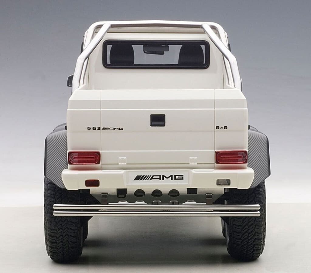 1/18 AUTOart Mercedes-Benz G63 AMG 6X6 Matte White From 1/18 AUTOart Mercedes-Benz G63 AMG 6X6 Matte White From