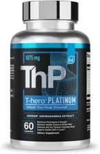 T-Hero Platinum Male Health Supplement for Mens Health - Muscle Growth Support &