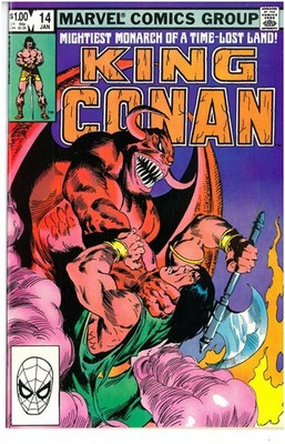 COMIC BOOK MARVEL COMICS KING CONAN #14 JAN 1983