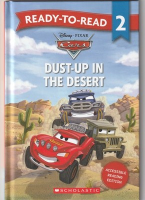 Disney Pixar Cars Dust Up in the Desert Scholastic Ready-to-Read 2 Hardcover NEW