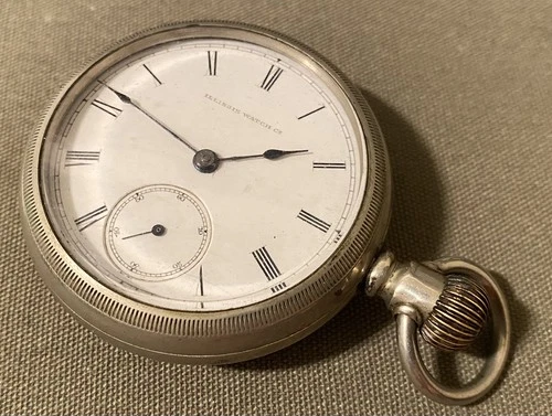 Vintage Illinois Grade  Model 2 - 18s - 11J Pocket Watch - Circa 1880 Runs Great