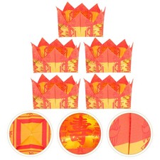 5Pcs Ancestral Worship Paper Sacrifice Paper Yellow Worship Ancestor Money