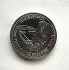 1985 Engelhard Prospector 1 oz .999 Fine Silver Round – Eagle - Vintage