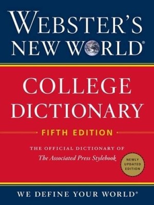 Websters New World College Dictionary, Fifth Edition - Hardcover - GOOD