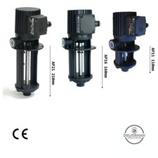 Gebrauchte K&uuml;hlmittelpumpen 230V Einphasig Eintauchpumpe 60 Lt/min 110-160-210mm