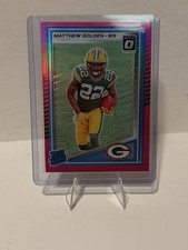 2025 Panini Donruss Optic Rated Rookie Matthew Golden Pink Prizm #205 Packers