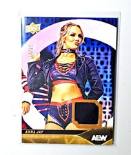 2025 Upper Deck AEW ANNA JAY! /25 GOLD USED PATCH!