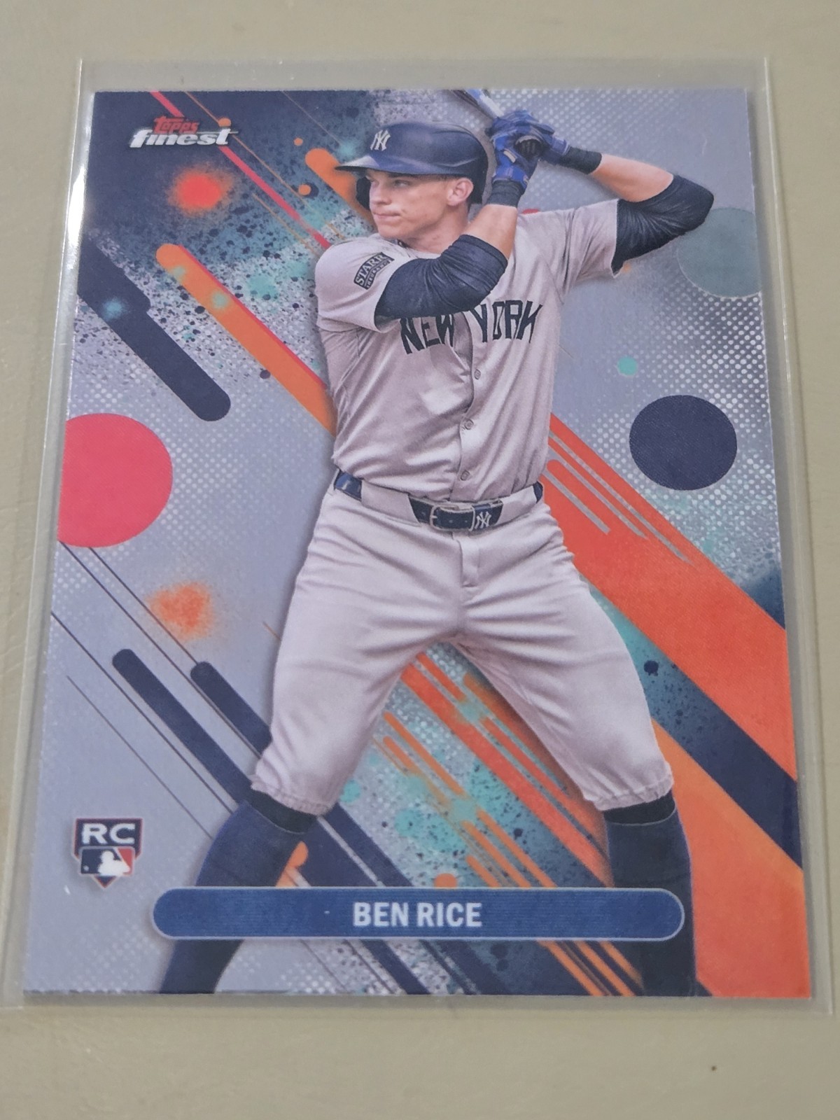 2025 Finest Ben Rice Common RC Rookie #48 Yankees
