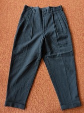 Comme Des Gar ons Wool Dress Pants-Black-Sz. M