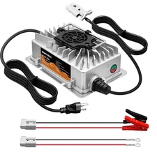 Upgraded 14.6V 20A Lithium Battery Charger, 14.6V LiFePO4 Battery Charger, 12...