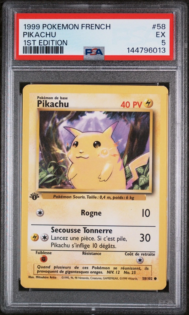 Pikachu Pokémon TCG Professional Sports Authenticator (PSA