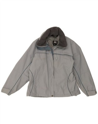 Helly Hansen Damen Windbreaker Jacke mit Kapuze UK 14 mittelblau Nylon CE30