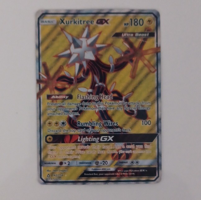 Pokémon Xurkitree GX Ultra Beast Promo Holo 180 HP SM68 GX Card