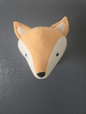 Little Love by NoJo 3D FOX Head Plush Wall Hanging D cor - Fauxidermy Nursery/VG