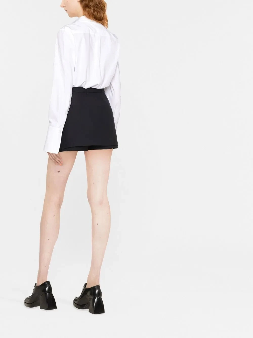 Camicia sartoriale Valentino in pizzo con pettorina