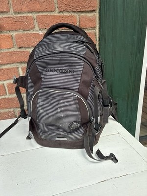 Coocazoo Schulrucksack grau/schwarz, 1 Jahr alt