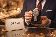 Luxus Uhr Silber Quadratisch mit Strass Zirkonia Neu & Elegant Sofort Lieferung