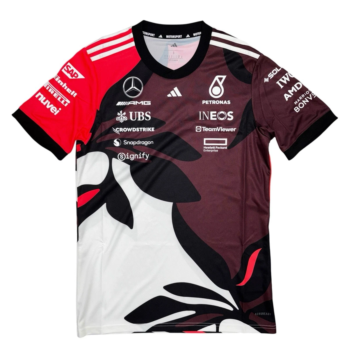 Adidas Mercedes AMG Petronas Formula 1 F1 Driver Jersey, Size
