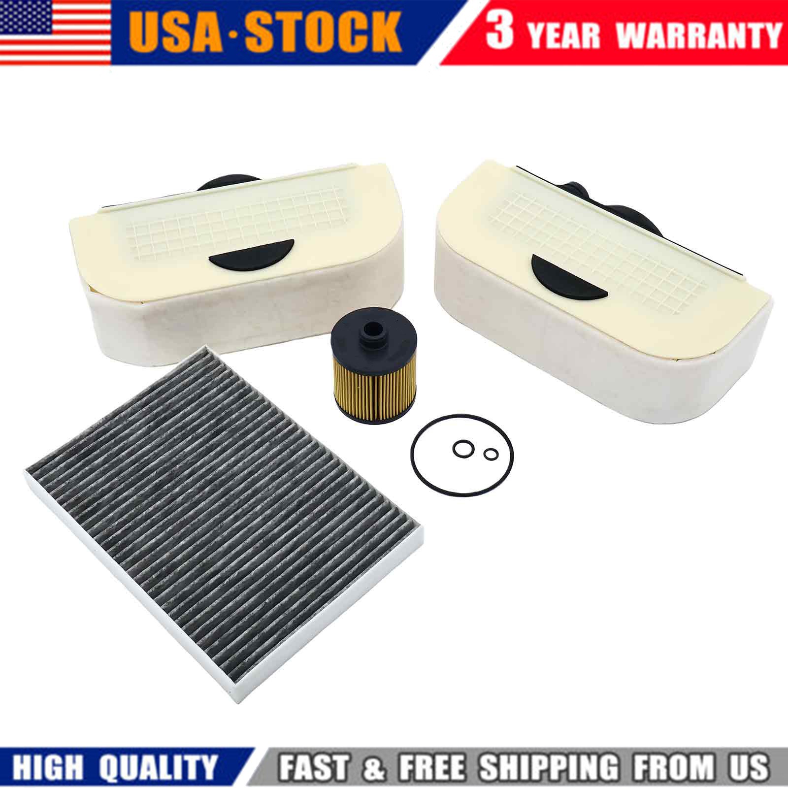 New 4pcs Oil Filter Air Filter Ac Filter Fits For Bentley Bentayga W12 2017-2023