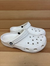 Crocs Clogs Classic White Women's Size 8/Men's Size 6 Slip on Slingback Casual