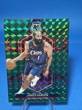 2023-24 Panini Mosaic - James Harden #152 Green Mosaic Prizm