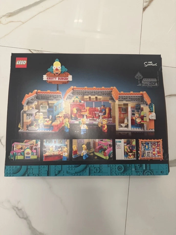 Lego the Simpsons Krusty Burger BRAND NEW (SEALED) - Image 2 of 2
