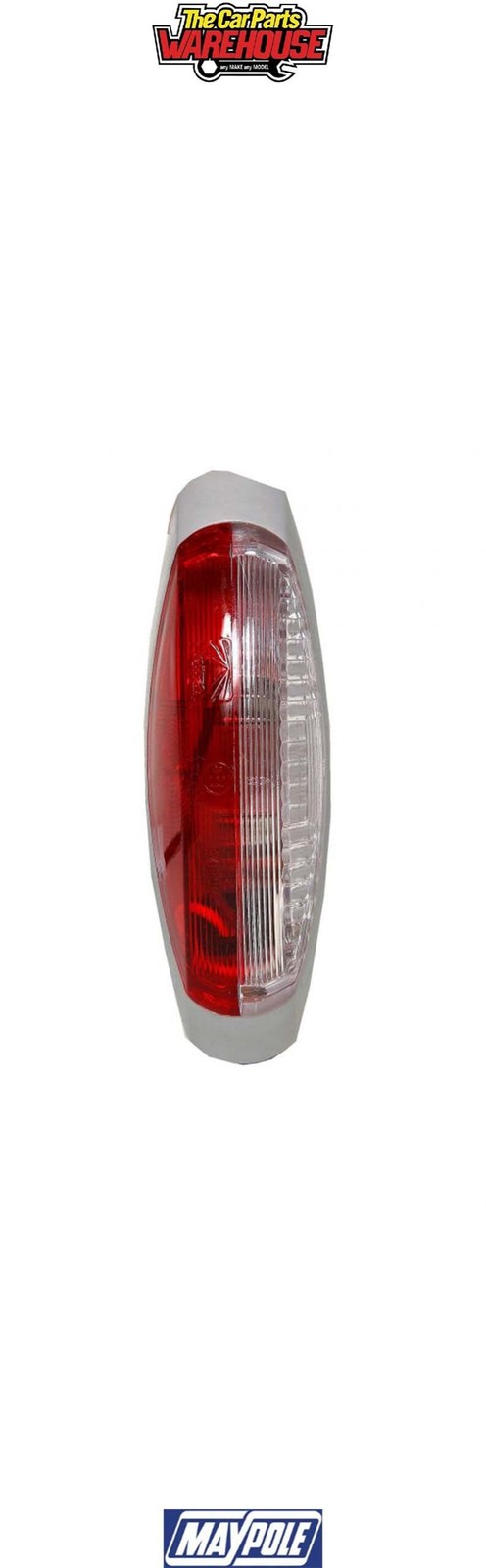 Maypole P31852404 Aspock 12V Red/White Flexipoint 2 LED Marker Lamp