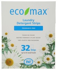 Eco Max Laundry Sheets Free  Clear 32 Count Pack of 12 