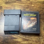 Atari Night Driver & Challenger Baseball Atari 2600 Game Cartridges 1978 Bundle