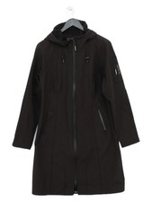 Ilse Jacobsen Women's Coat UK 10 Black 100% Other Rain Coat