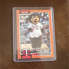 Topps 2026 Mascots T.C. Bear Minnesota Twins Serial Numbered M-10 14/25
