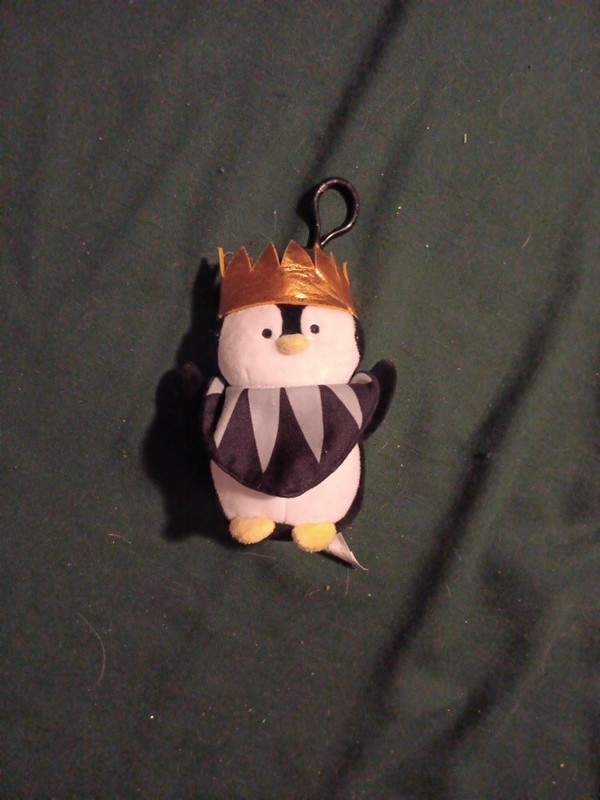 PMI Pudgy Penguins King Clip On Plush