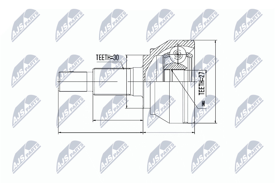 N.T.Y. NPZ-VW-027.NTY Joint Kit, drive shaft for AUDI,PORSCHE,VW