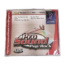 Karaoke CD G Modern Rock Hits 2002 V1 Priddis Pro Sound 1456G